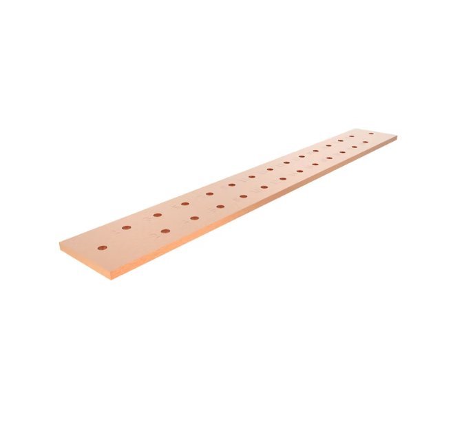 Maadoituskisko Ouneva 10x100x750 25 Reikää 11mm - KarelianStore