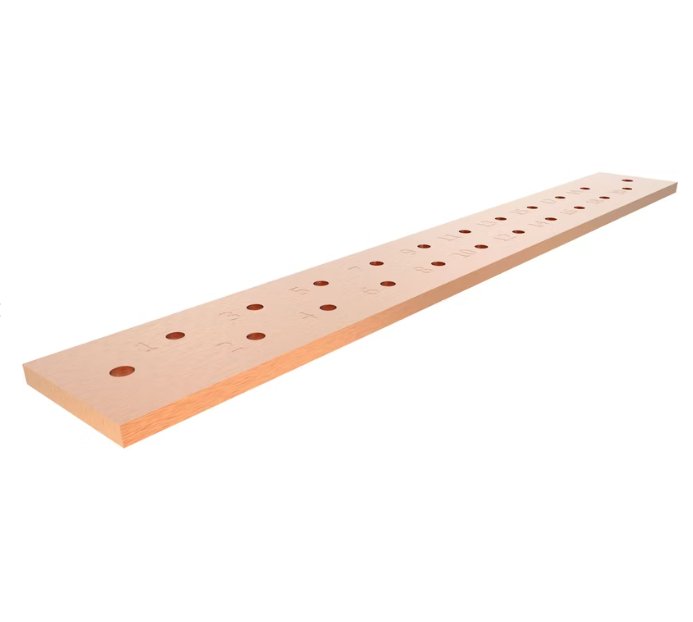 Maadoituskisko Ouneva 10x80x600 20 Reikää 9mm - KarelianStore
