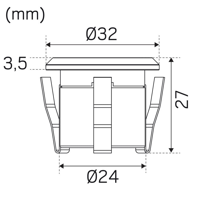 Maavalaisin Hide-a-Lite Decklight Garden Kit 12V 4x5lm 4.5W - KarelianStore