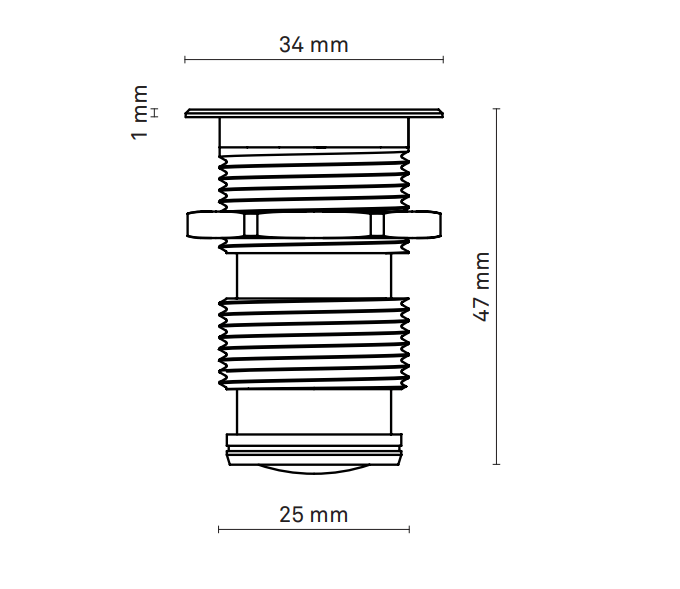 Maavalaisin Saas-Instrumentti Blaze IP67 4000K Hopea - KarelianStore