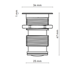 Maavalaisin Saas-Instrumentti Blaze IP67 4000K Hopea - KarelianStore