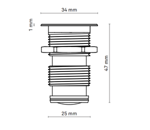 Maavalaisin Saas-Instrumentti Blaze IP67 4000K Hopea - KarelianStore