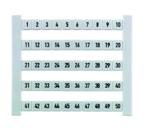 Merkintäkilpi Weidmuller 0473460051 Dekafix 5 51-100 50kpl - KarelianStore