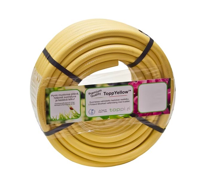 Muoviletku Toppi ToppYellow 10bar Keltainen 16/25m - KarelianStore