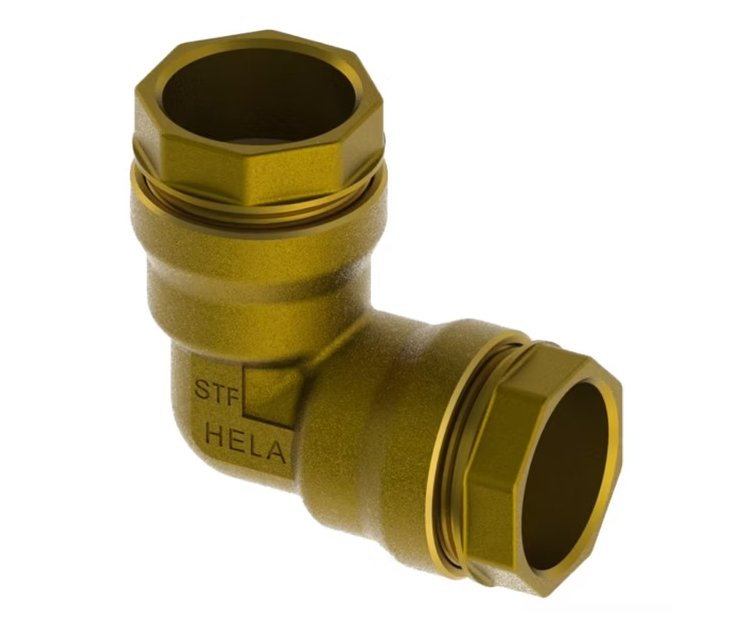 Muoviputkenliitin Hela Kulma EM 32 - KarelianStore