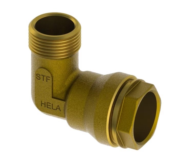 Muoviputkenliitin Hela Kulma EM UK 1x32 - KarelianStore