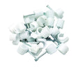 Naulakiinnike Opal 8-12mm Valkoinen 20x20kpl - KarelianStore