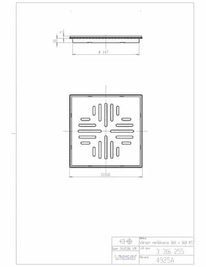 Neliökansi Vieser 160x160 RST - KarelianStore