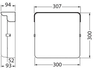 Numerovalaisin Airam Noppa Flat IP65 12W - KarelianStore