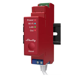 Ohjelmoitava Rele Shelly Pro 1PM 1-K 16A Tehonmittaus DIN Wifi - KarelianStore