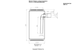 Öljyn- ja Hiekanerotin Merika PHV M-342 75/315mm 30L - KarelianStore