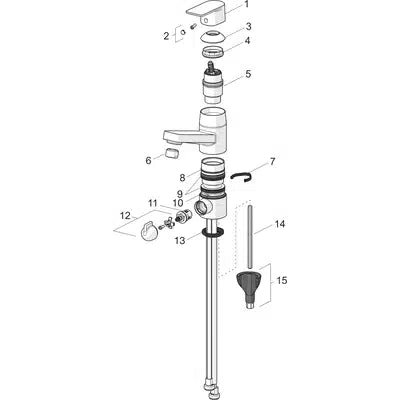 Oras Stela 4807F pesuallashana PKV ja Bidetta käsisuihkulla - KarelianStore