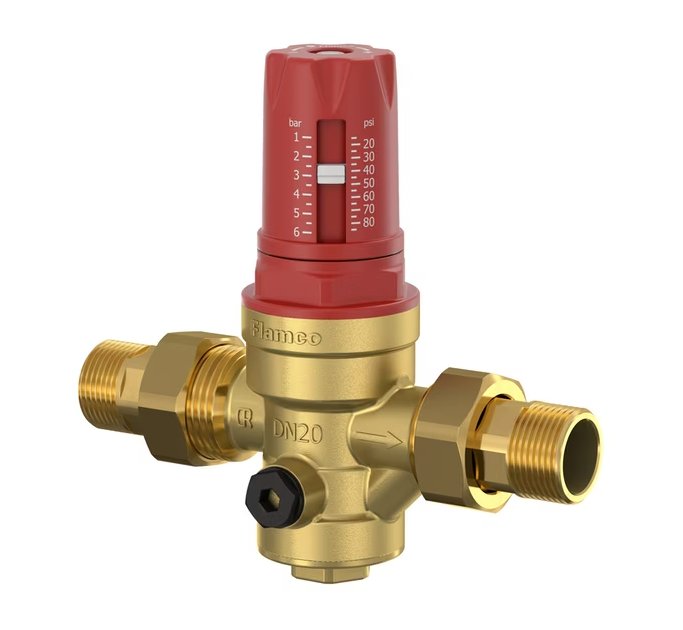 Paineenalennusventtiili Flamco 1 1-6 bar PN25 Prescor PRV - KarelianStore