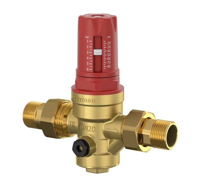 Paineenalennusventtiili Flamco 3/4 1-6 bar PN25 Prescor PRV - KarelianStore