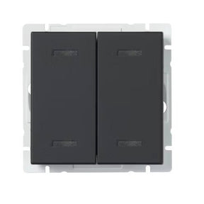 Painike ABB Impressivo 4-OS,1A/24V IP20 Musta - KarelianStore