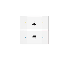 Painike ABB KNX Impressivo 2 Merkkivaloa T U Valkoinen - KarelianStore