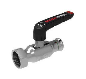 Palloventtiili Broen Full Flow HST 15x3/4 Puristus/Mutteri Matala - KarelianStore