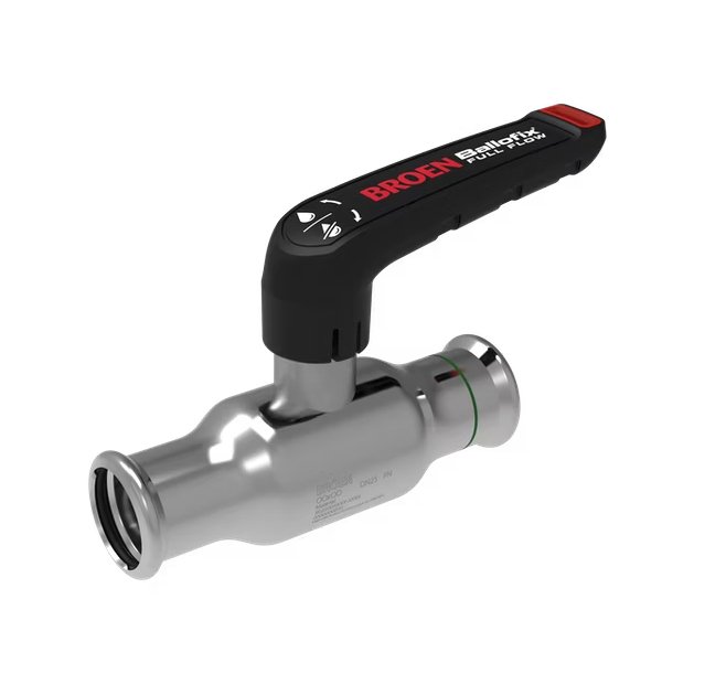 Palloventtiili Broen Full Flow HST 22x22 Puristus Matala - KarelianStore