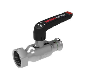 Palloventtiili Broen Full Flow HST 22x3/4 Puristus/Mutteri Matala - KarelianStore