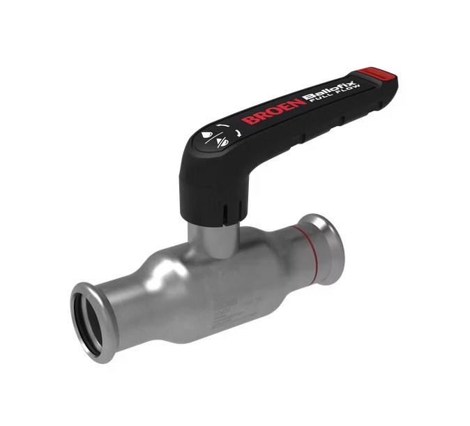 Palloventtiili Broen Full Flow Zn 18x18 Puristus Matala - KarelianStore
