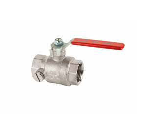 Palloventtiili Onnline 1/2 SK MS + 1/4 Tyhjennys PN16 - KarelianStore