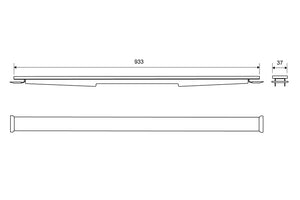Paneeli Unidrain 1920 Harjattu Perjantai 1000mm - KarelianStore