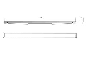 Paneeli Unidrain 1920 Harjattu RST 1200mm - KarelianStore