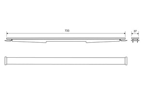 Paneeli Unidrain 1920 Harjattu RST 800mm - KarelianStore