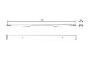 Paneeli Unidrain 1950 Custom Harjattu RST 700mm - KarelianStore