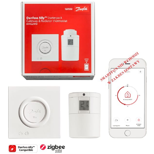 Patteritermostaatti ja Danfoss Ally Gateway aloituspakkaus - KarelianStore