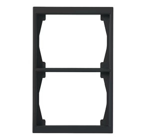 Peitelevy ABB Impressivo 2-osainen 100mm 1722F100-885P 10 kpl Mattamusta - KarelianStore