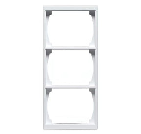 Peitelevy ABB Impressivo 3-osainen IP21 100mm Valkoinen - KarelianStore