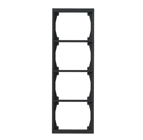 Peitelevy ABB Impressivo 4-osainen IP21 100mm Musta - KarelianStore