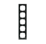 Peitelevy ABB Impressivo 5-osainen IP21 85mm Antrasiitti - KarelianStore