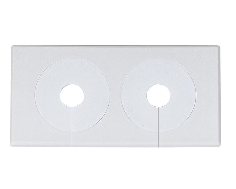 Peitelevy Faluplast 2-osainen Avautuva 12-22mm 40 Valkoinen 10kpl - KarelianStore