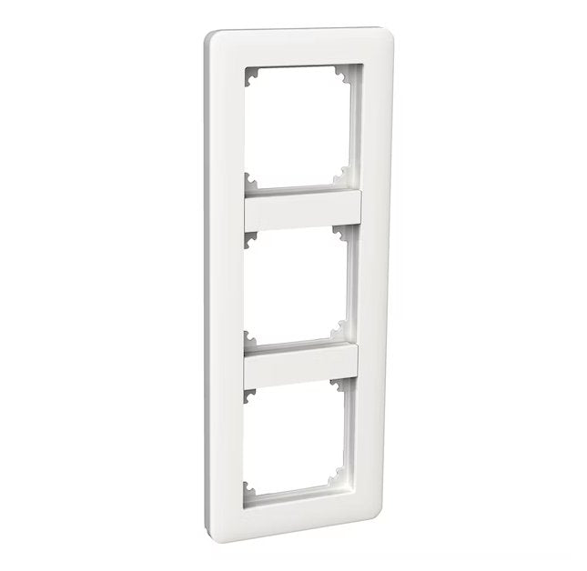 Peitelevy Schneider Electric 3-osainen Kehys Primo Valkoinen - KarelianStore