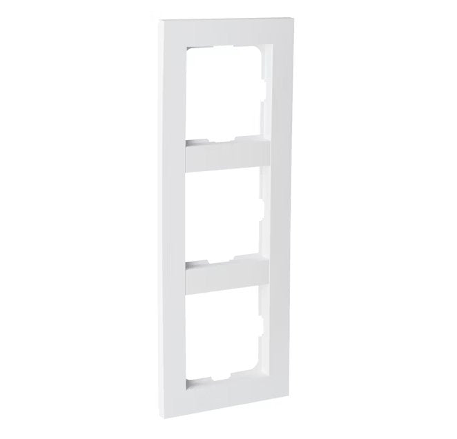 Peitelevy Schneider Electric Elko Plus 3-osainen Kehys Valkoinen - KarelianStore