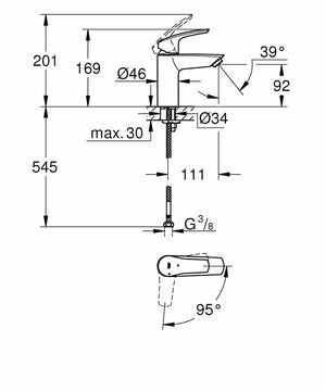 Pesuallashana Grohe Eurosmart 23974003 - KarelianStore