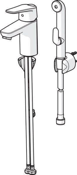 Pesuallashana Oras 1812FG Vega Bidetta käsisuihkulla - KarelianStore