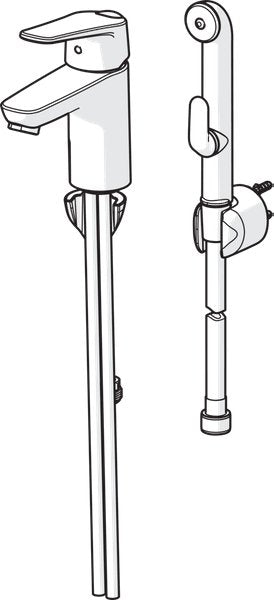 Pesuallashana Oras 1812G Vega Bidetta käsisuihkulla - KarelianStore