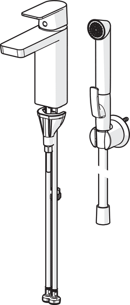 Pesuallashana Oras 4806F Stela Bidetta-käsisuihkulla - KarelianStore