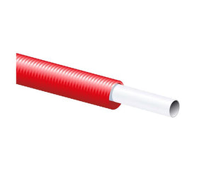PEX-käyttövesiputki Uponor Wehosani 15x2.5 28 Suojaputkella Punainen 50m - KarelianStore
