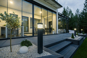 Pihapiirivalaisin Airam Kallio E27 H900 Antrasiitti - KarelianStore