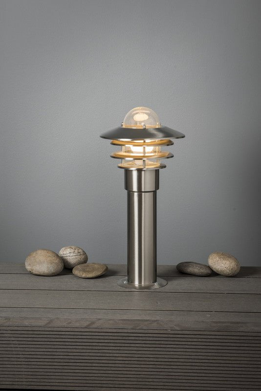 Pihapiirivalaisin Airam Käpylä Bollard IP44 E27 Rst - KarelianStore