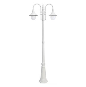 Pihapiirivalaisin Airam Trumpet Pole IP44 E27 Valkoinen - KarelianStore