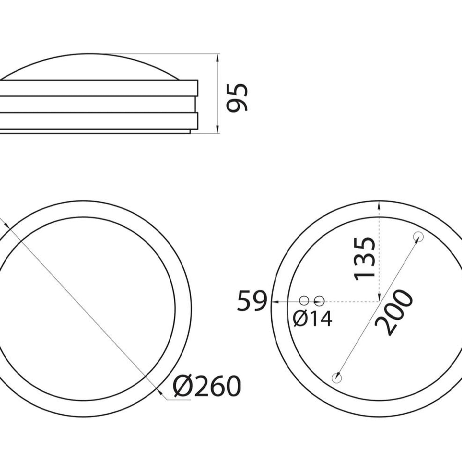 Pihapiirivalaisin Ensto Lumia AVN260GHLED IP54 8W - KarelianStore