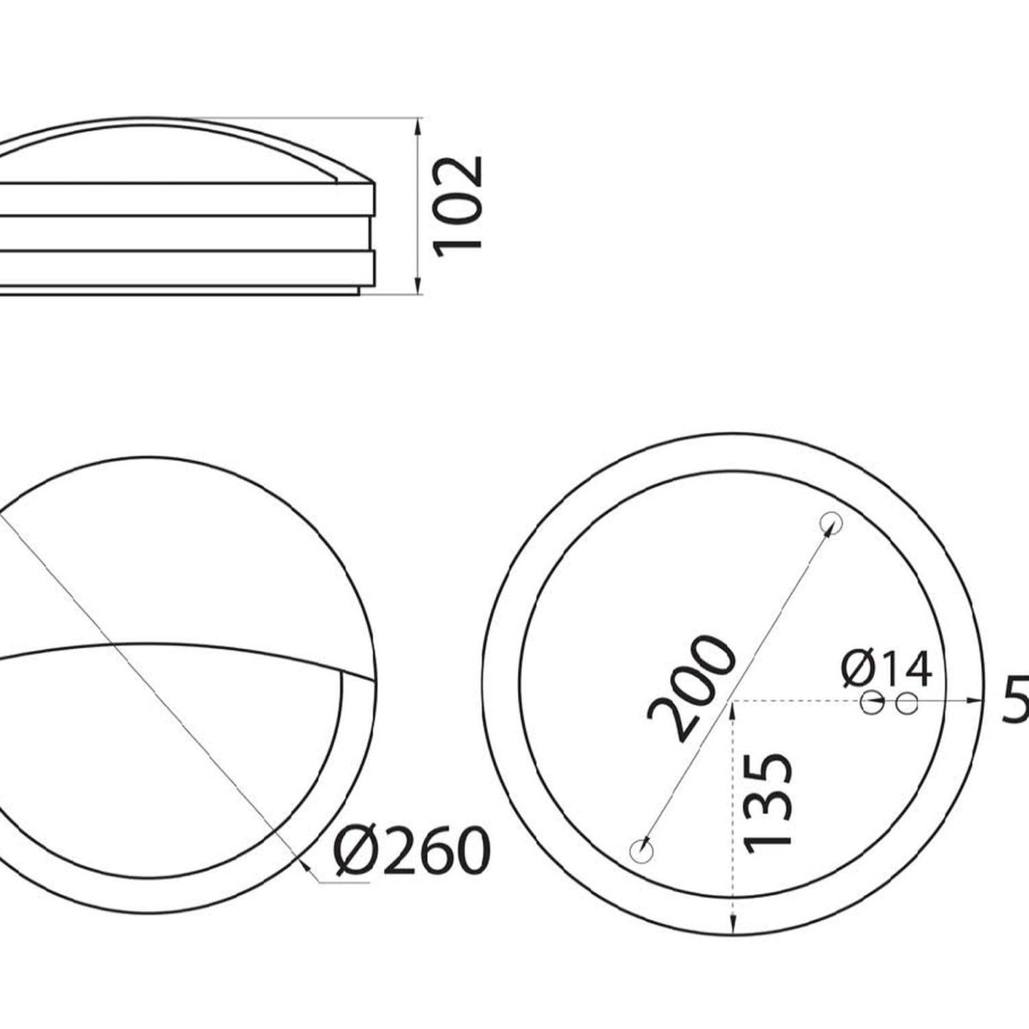 Pihapiirivalaisin Ensto Lumia AVN260LGHLED IP54 8W - KarelianStore