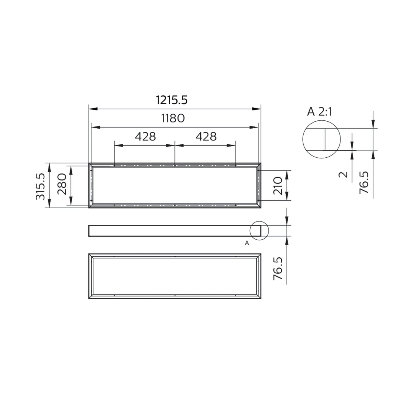 Pinta-asennuskotelo Philips Corelin RC132Z G5 SMB W30L120 - KarelianStore