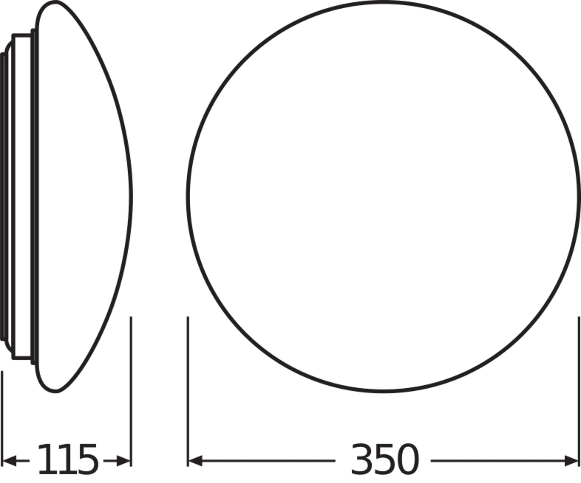 Pinta-asennusvalaisin Ledvance Surface Circular 18W 4000K 1440lm - KarelianStore