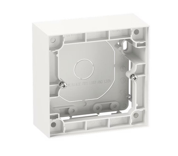 Pintakehys Schneider Electric Elko Plus 1-osainen 40mm Valkoinen - KarelianStore